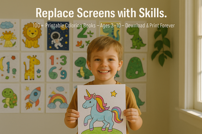 Keep Kids Busy, Learning & Screen-Free — Instantly